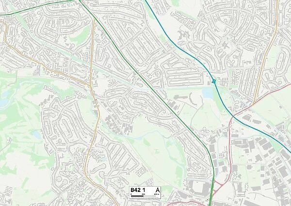 Birmingham B42 1 Map