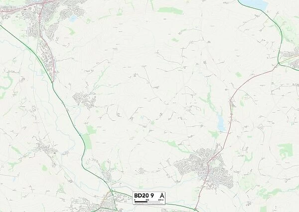 Bradford BD20 9 Map