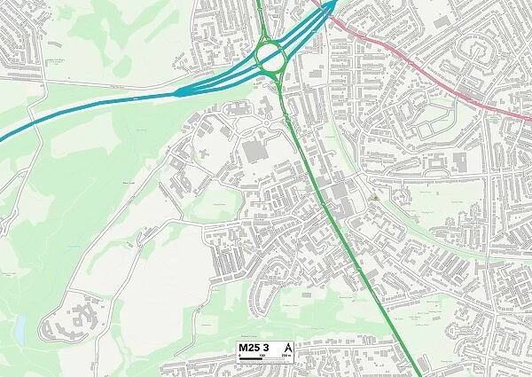 Bury M25 3 Map