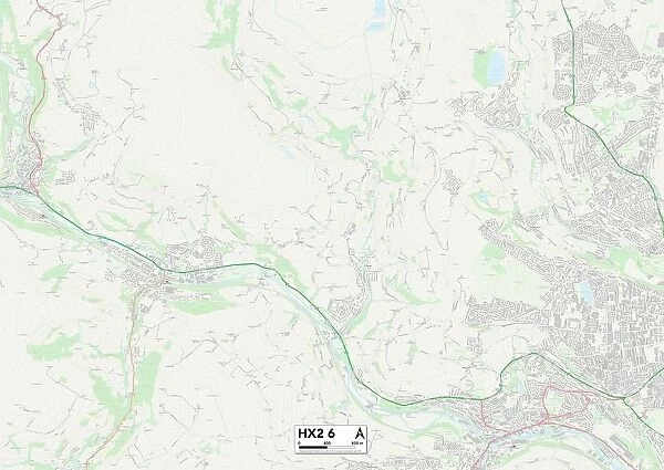 Calderdale HX2 6 Map