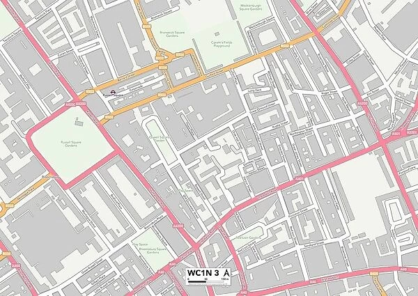 Camden WC1N 3 Map
