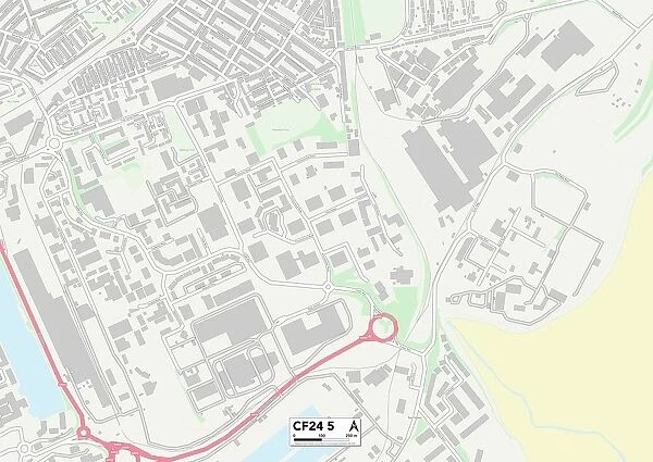 Cardiff CF24 5 Map