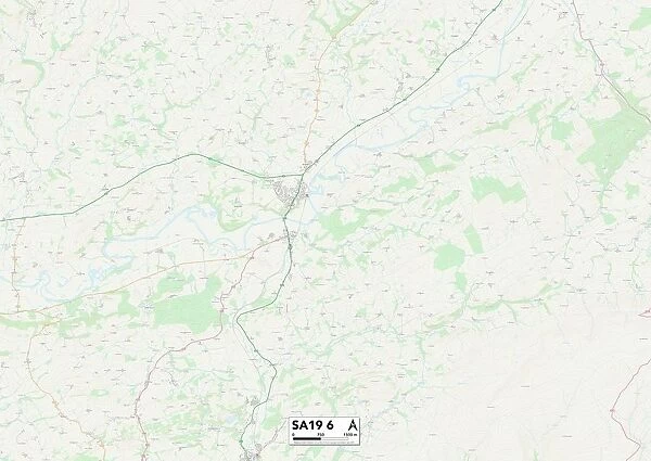 Carmarthenshire SA19 6 Map