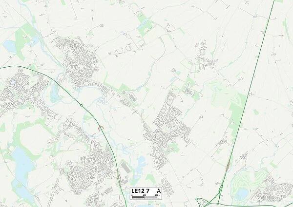 Charnwood LE12 7 Map