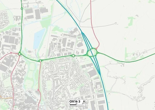 Cherwell OX16 3 Map