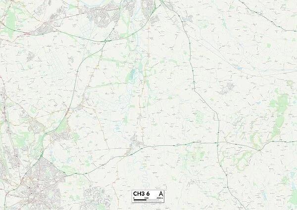 Cheshire West and Chester CH3 6 Map