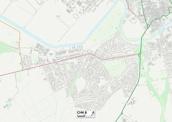 Cheshire West and Chester CH4 8 Map