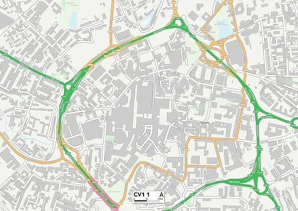Coventry CV1 1 Map