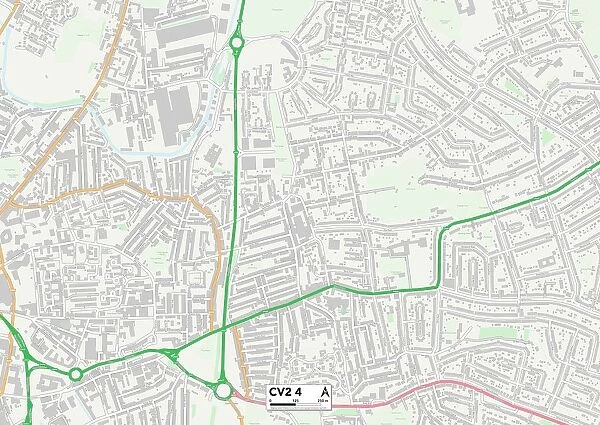 Coventry CV2 4 Map