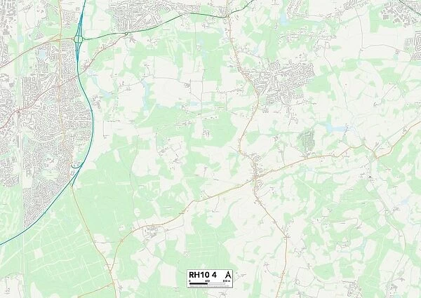 Crawley RH10 4 Map