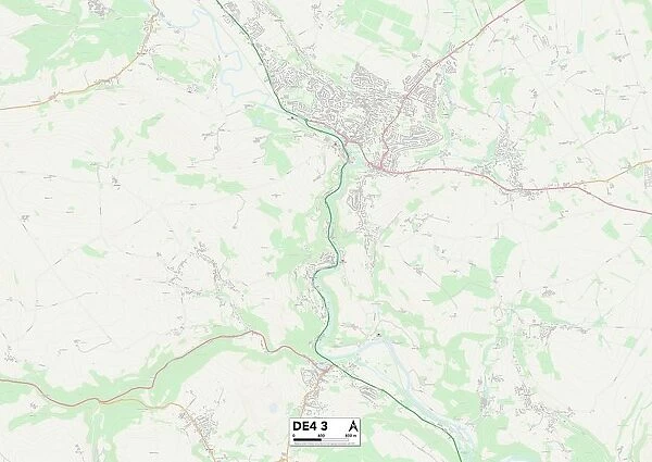 Derbyshire Dales DE4 3 Map