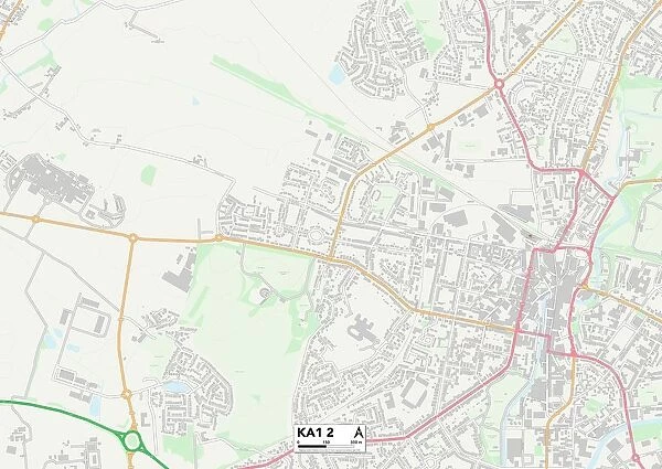 East Ayrshire KA1 2 Map
