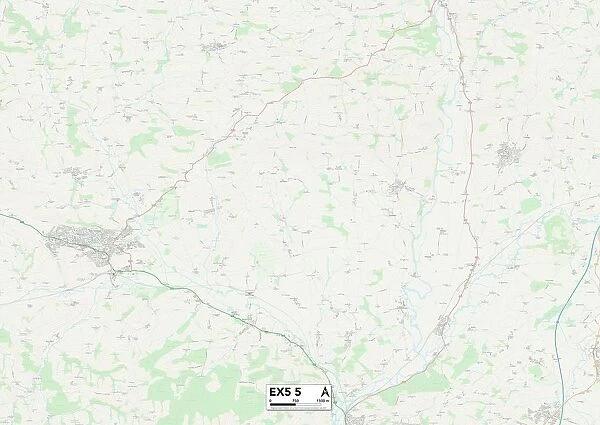 East Devon EX5 5 Map