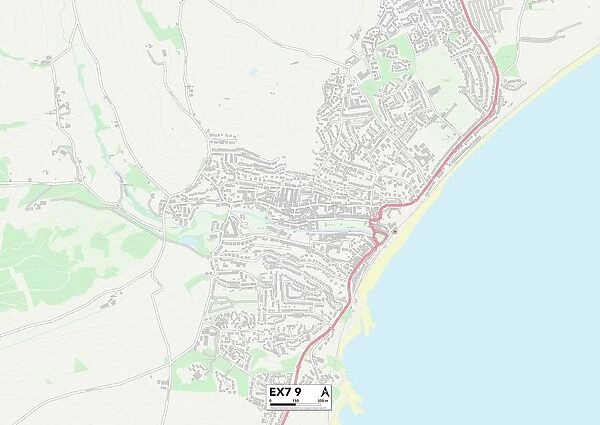 Exeter EX7 9 Map