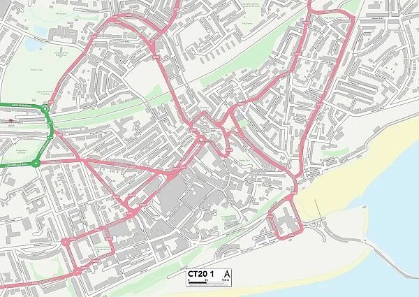 Folkestone CT20 1 Map