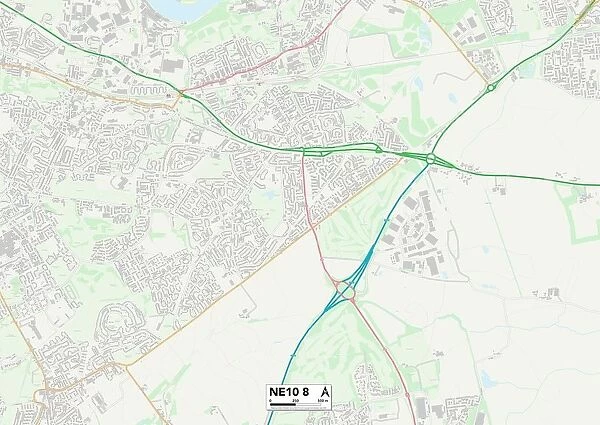 Gateshead NE10 8 Map