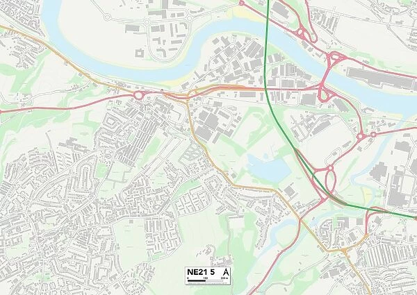 Gateshead NE21 5 Map