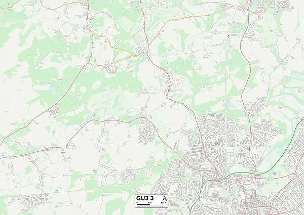 Guildford GU3 3 Map