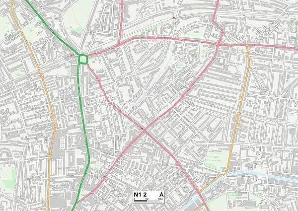 Hackney N1 2 Map
