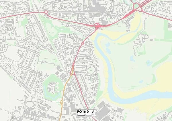Hampshire PO16 0 Map