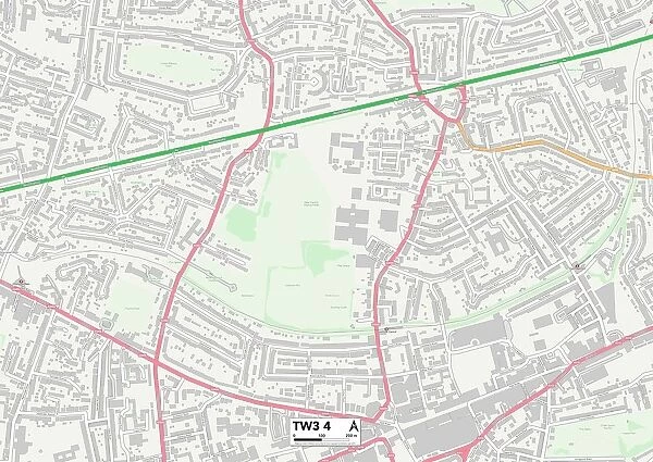 Hounslow TW3 4 Map