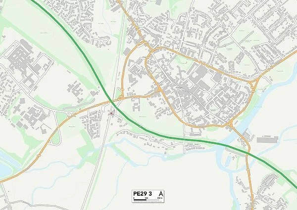 Huntingdonshire PE29 3 Map