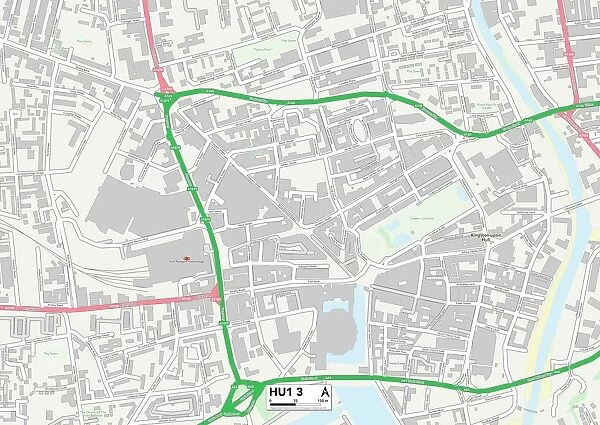 Kingston upon Hull HU1 3 Map