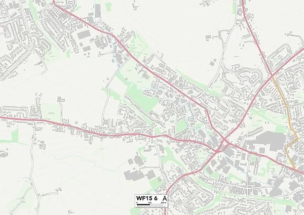 Kirklees WF15 6 Map