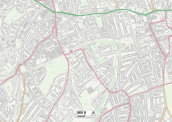 Lambeth SE5 8 Map