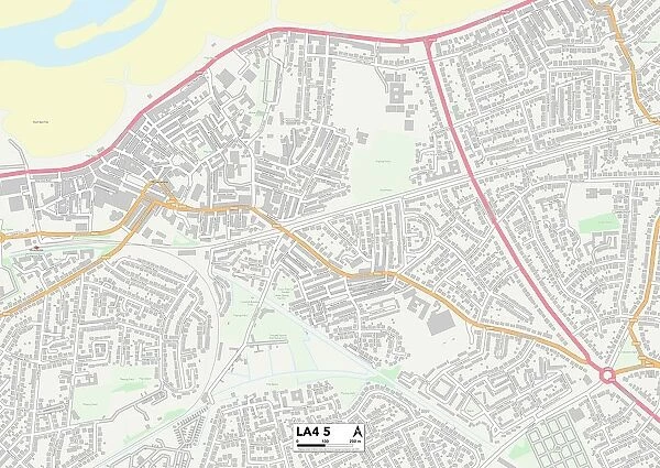 Lancaster LA4 5 Map