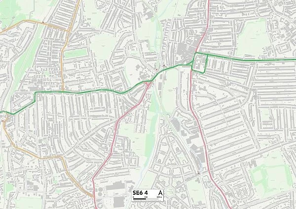 Lewisham SE6 4 Map