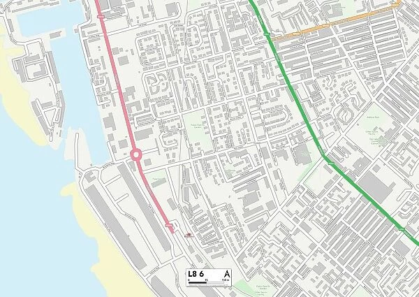 Liverpool L8 6 Map
