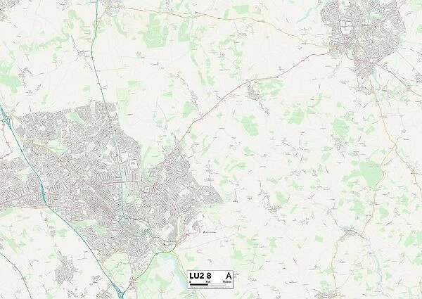Luton LU2 8 Map