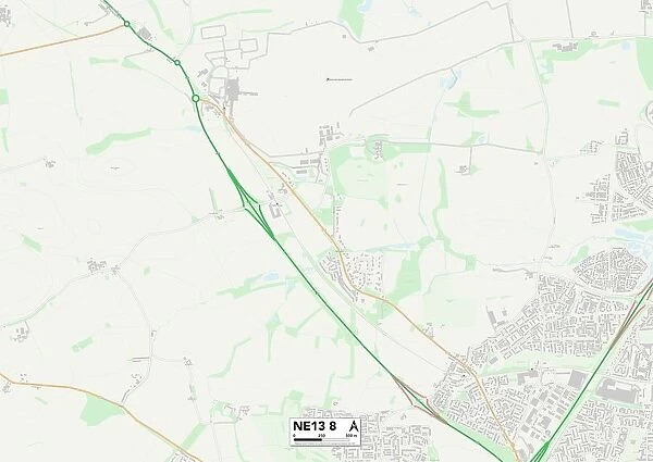 Newcastle NE13 8 Map