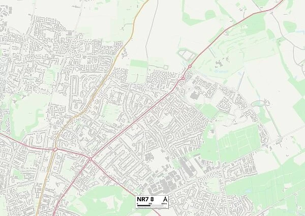 Norfolk NR7 8 Map