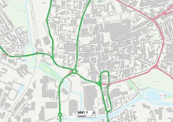 Northampton NN1 1 Map