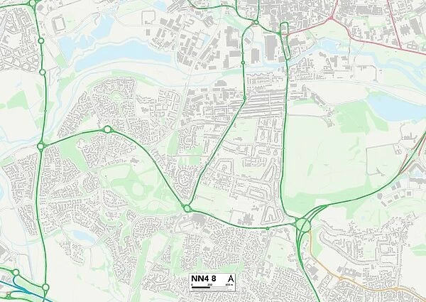Northampton NN4 8 Map