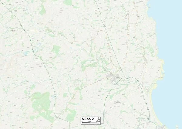 Northumberland NE66 2 Map