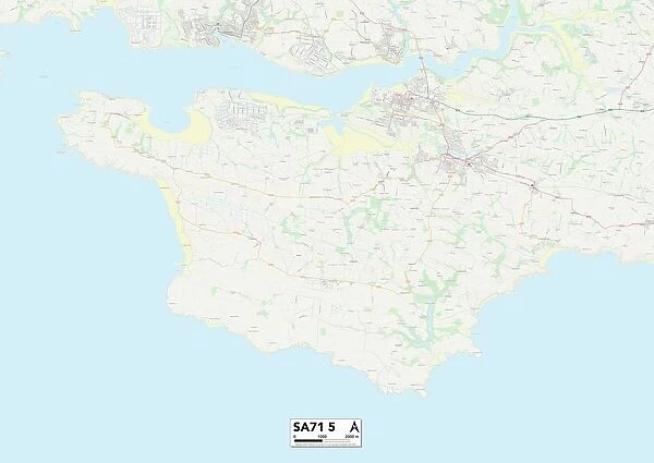 Pembrokeshire SA71 5 Map