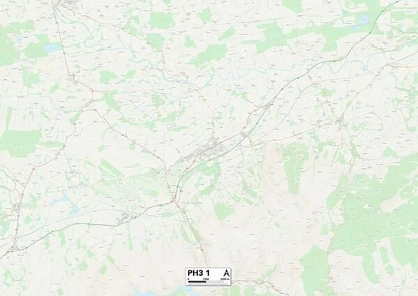 Perth and Kinross PH3 1 Map