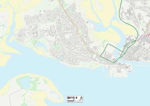 Poole BH15 4 Map