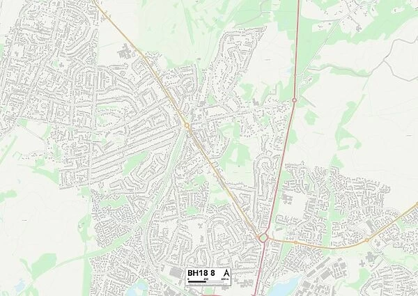 Poole BH18 8 Map