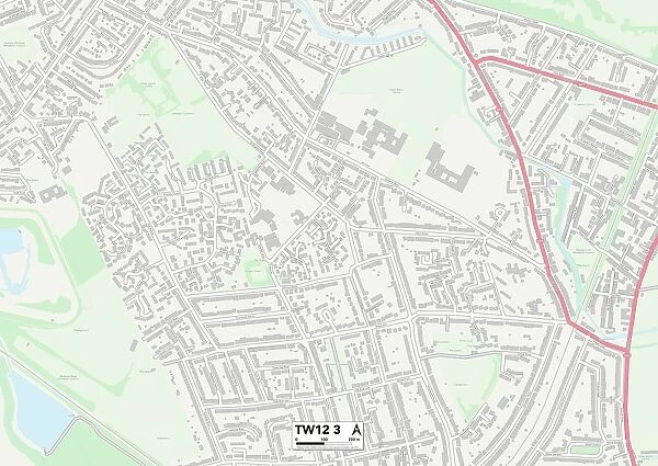 Richmond upon Thames TW12 3 Map