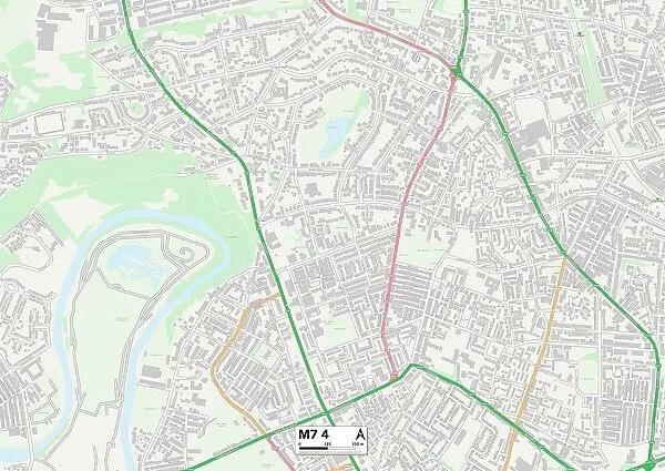 Salford M7 4 Map