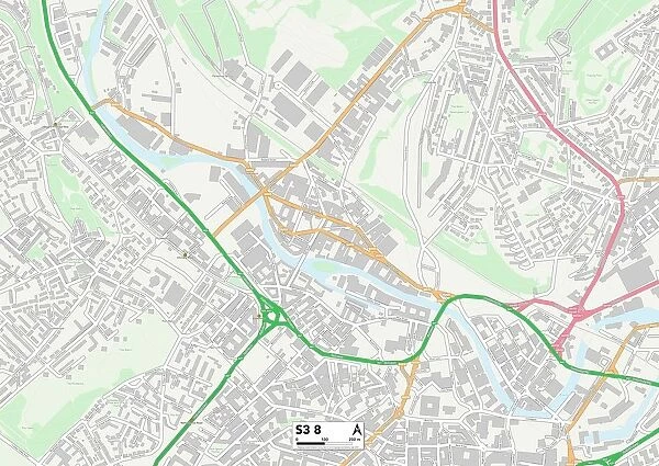 Sheffield S3 8 Map