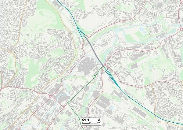 Sheffield S9 1 Map