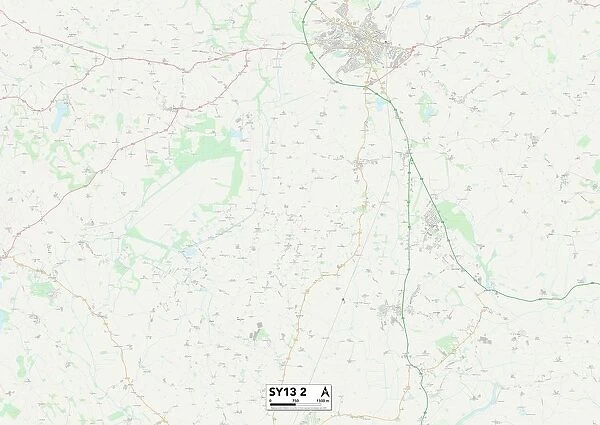 Shropshire SY13 2 Map