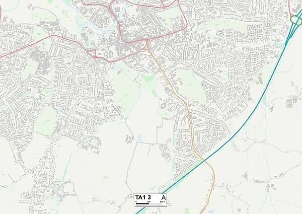 Somerset TA1 3 Map