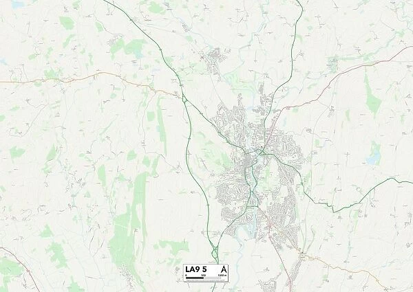 South Lakeland LA9 5 Map