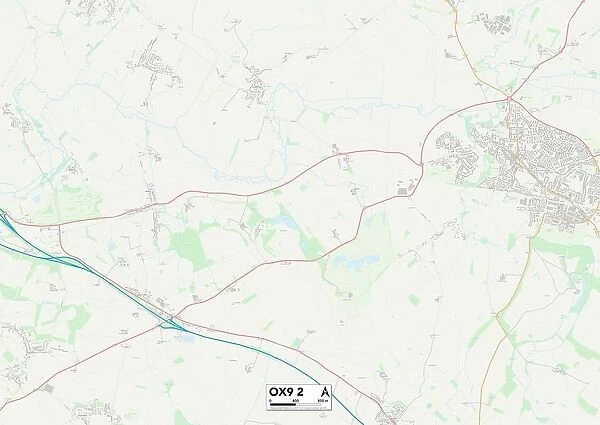 South Oxfordshire OX9 2 Map